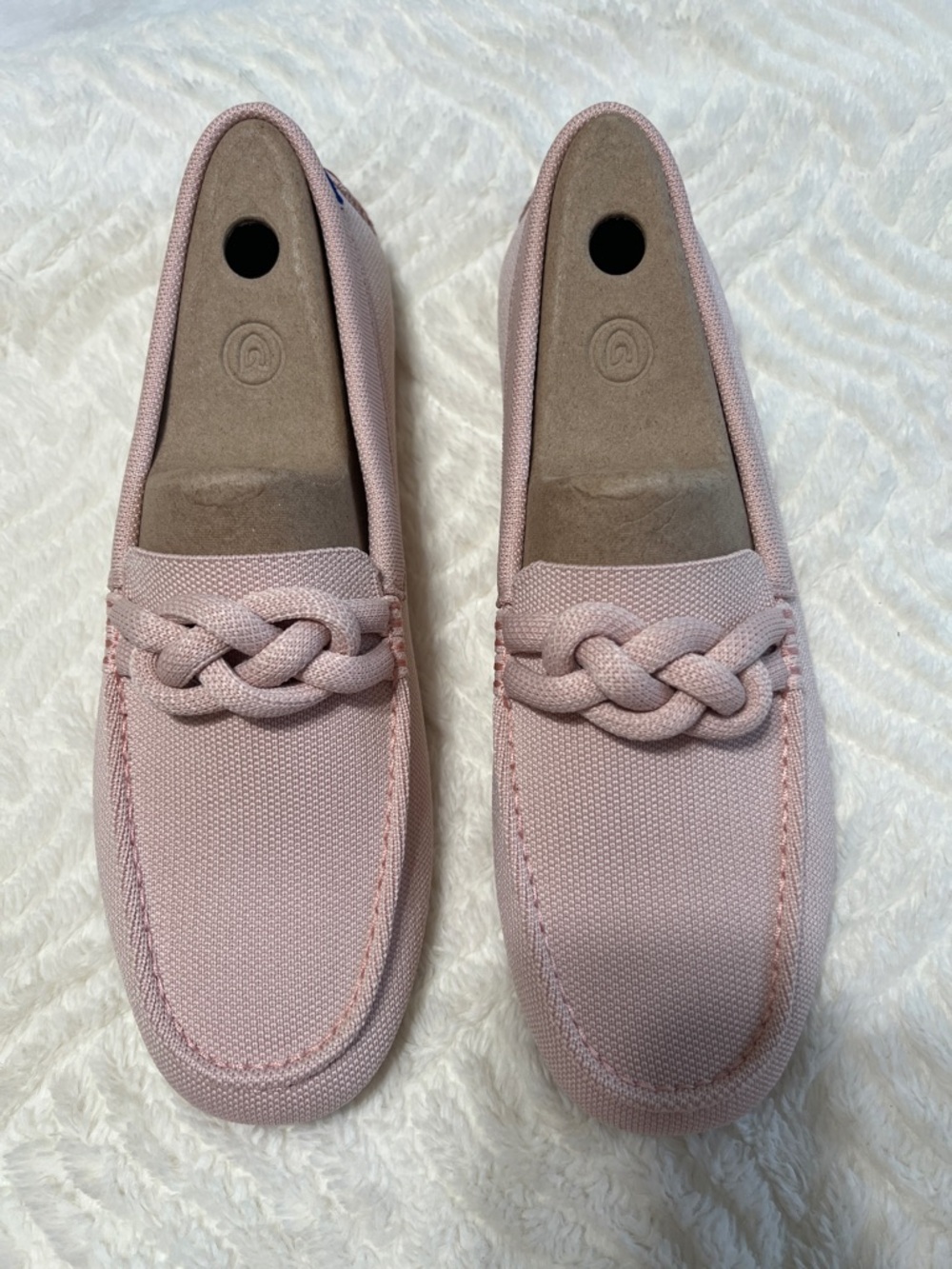 Rothy’s The Braid Driver Loafer Cakepop Pink Size 11.5 NIB Sustainable Knit - Picture 6 of 16